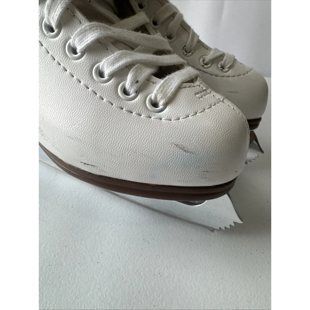 Jackson Excel Figure Ice Skates Mark II 1291 White Kids Size 3.5C - Picture 5 of 16